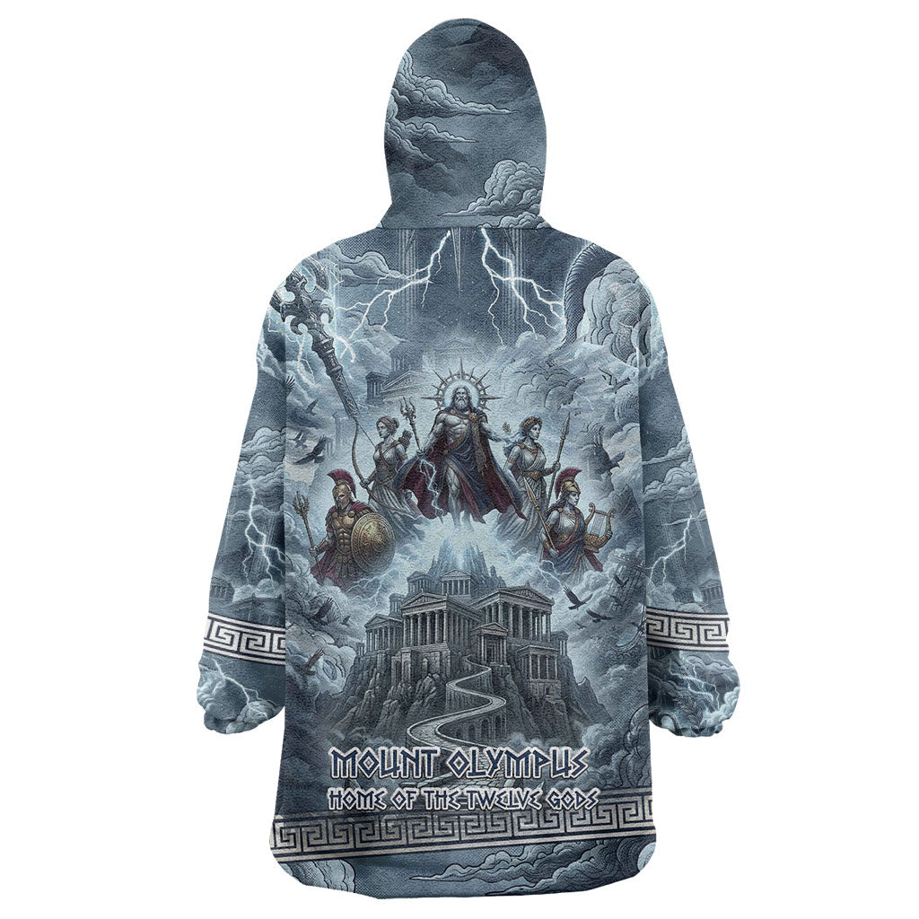 Mount Olympus Wearable Blanket Hoodie Throne Of The Twelve Gods Greek Mythology