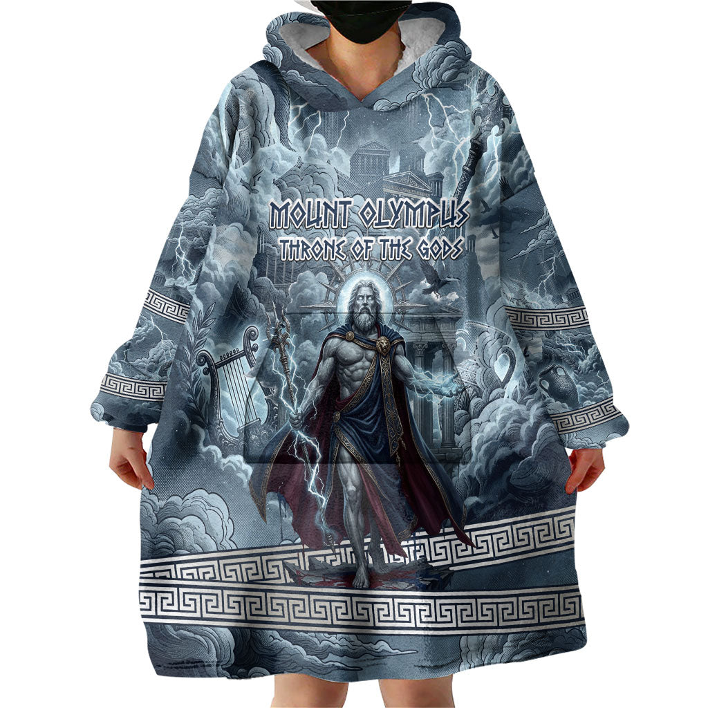 Mount Olympus Wearable Blanket Hoodie Throne Of The Twelve Gods Greek Mythology