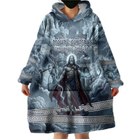 Mount Olympus Wearable Blanket Hoodie Throne Of The Twelve Gods Greek Mythology