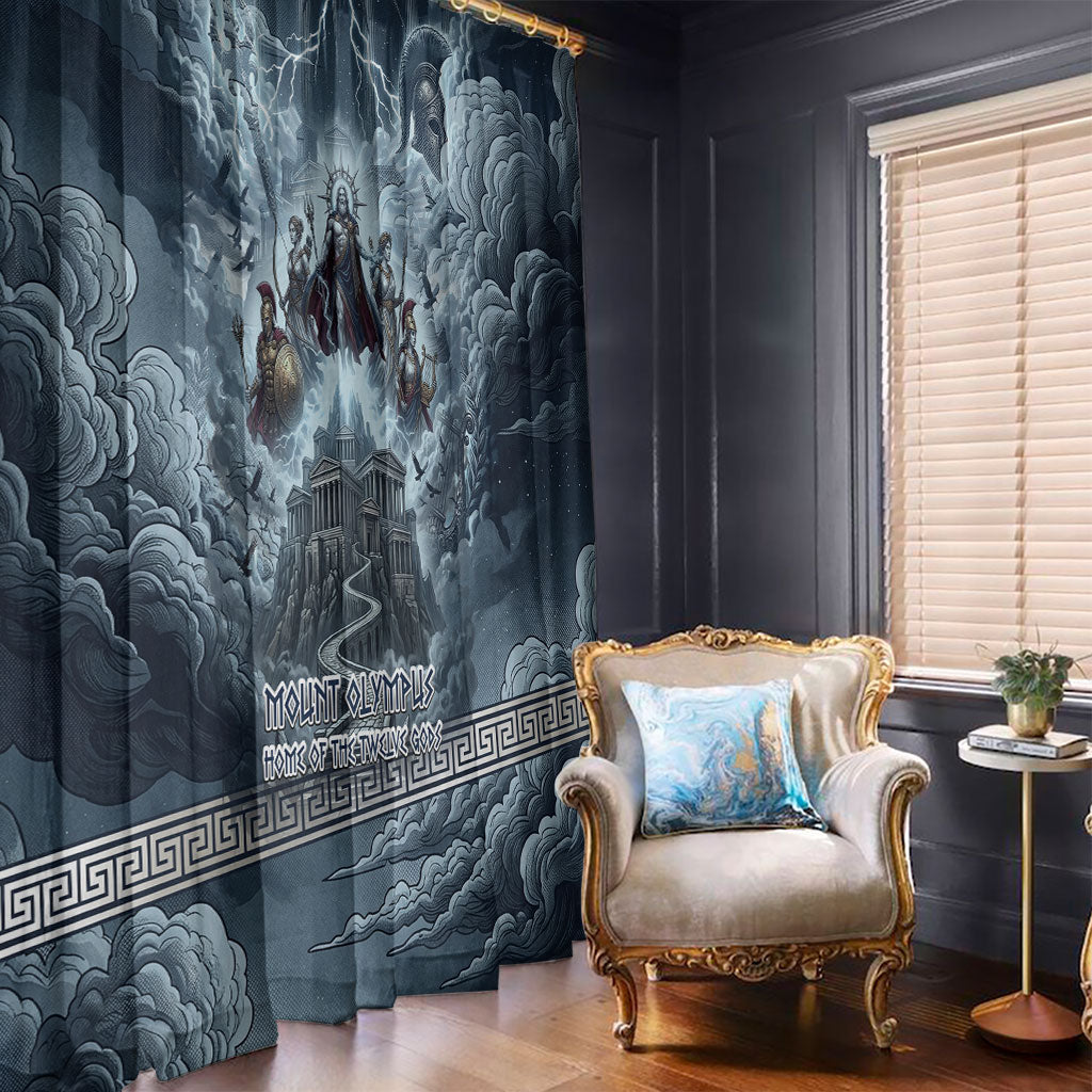 Mount Olympus Window Curtain Throne Of The Twelve Gods Greek Mythology