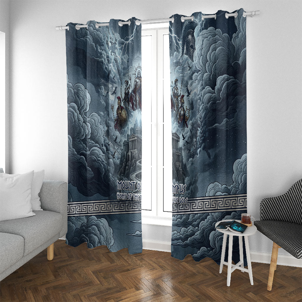 Mount Olympus Window Curtain Throne Of The Twelve Gods Greek Mythology