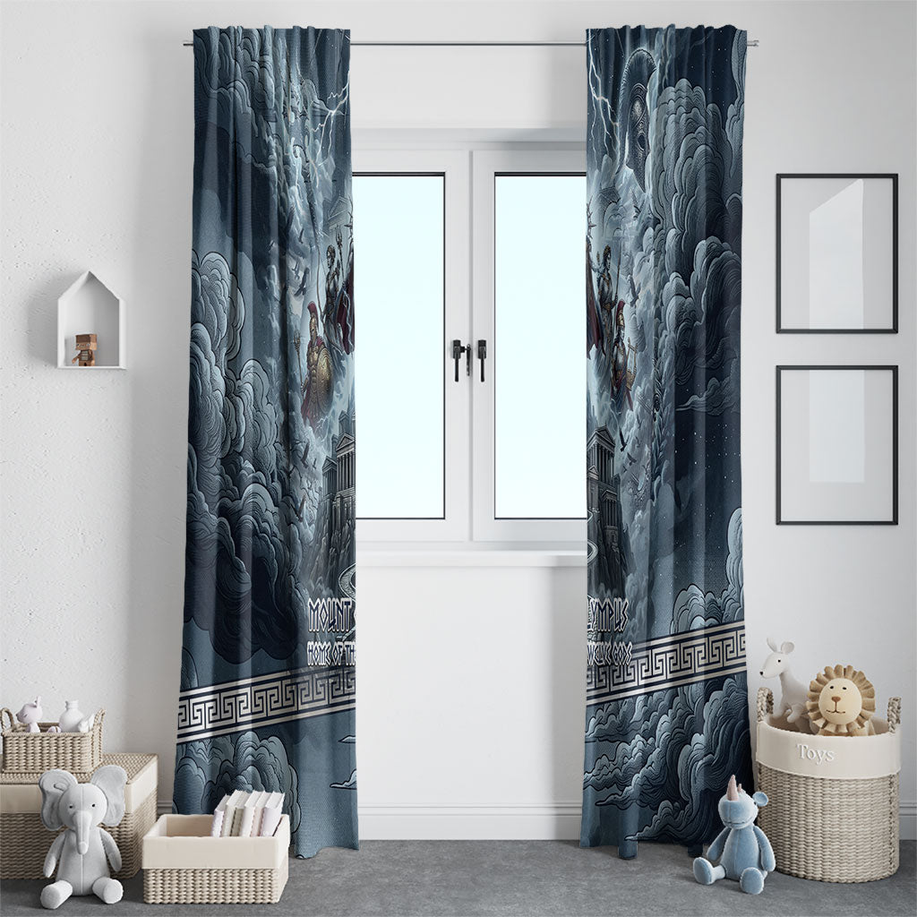 Mount Olympus Window Curtain Throne Of The Twelve Gods Greek Mythology