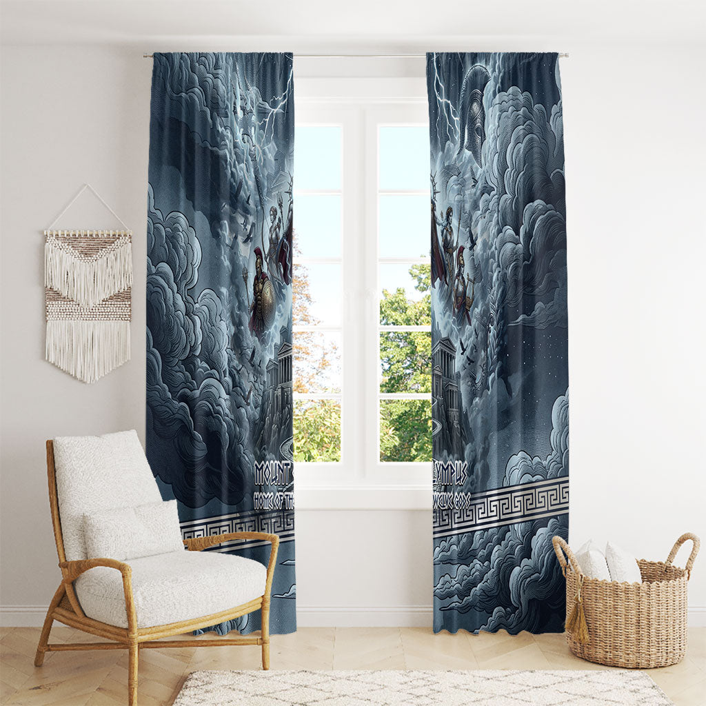 Mount Olympus Window Curtain Throne Of The Twelve Gods Greek Mythology