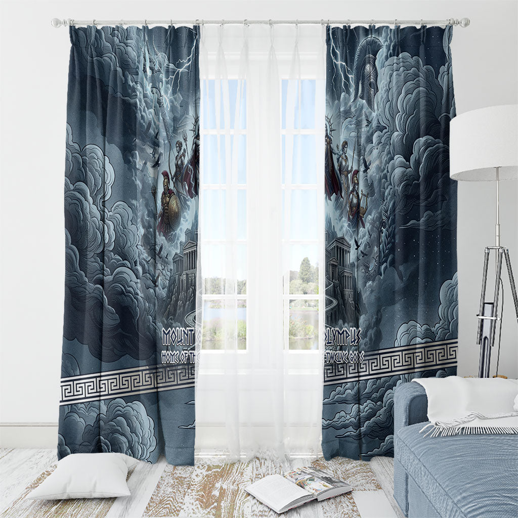 Mount Olympus Window Curtain Throne Of The Twelve Gods Greek Mythology
