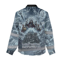 Mount Olympus Women Casual Shirt Throne Of The Twelve Gods Greek Mythology