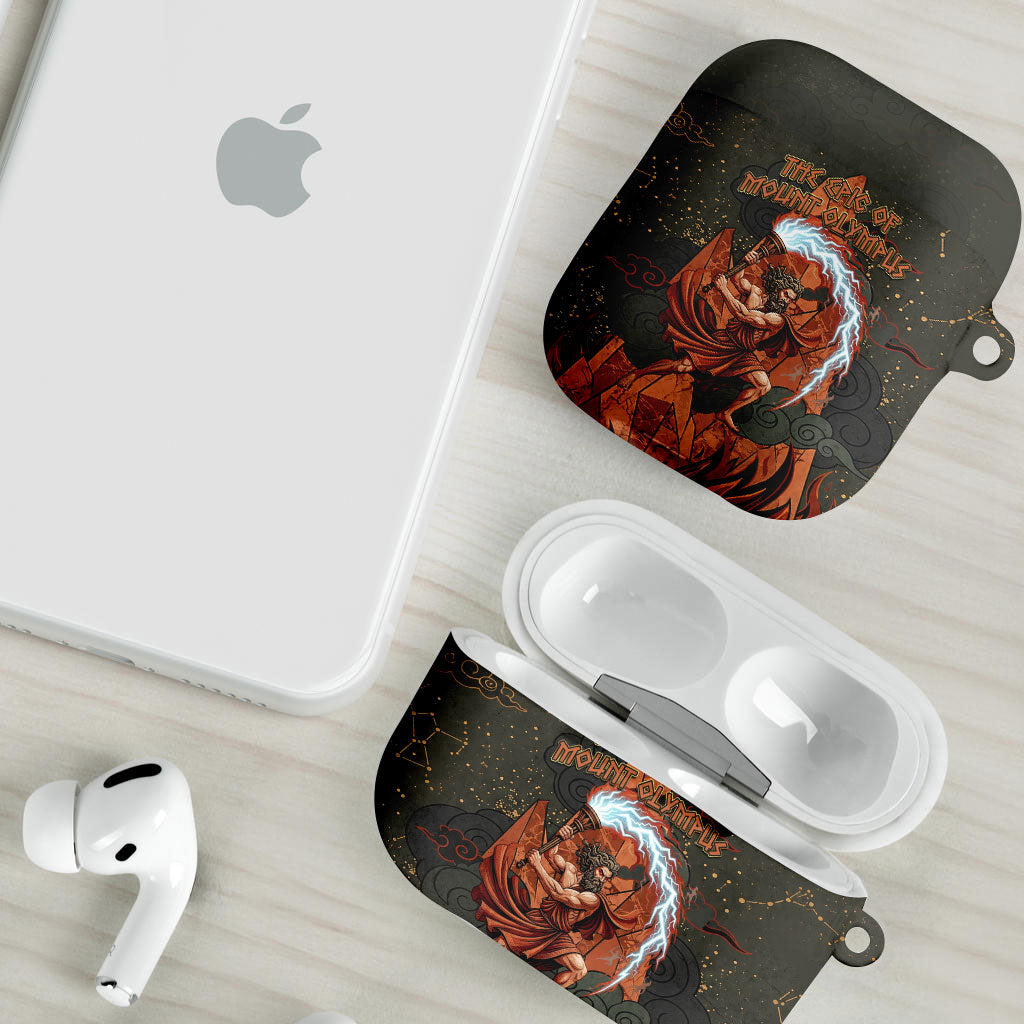 Mount Olympus AirPods Case Greek Prometheus Torch Flame Lightning Mountain Constellations
