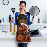 Mount Olympus Apron Greek Prometheus Torch Flame Lightning Mountain Constellations