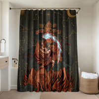 Mount Olympus Bathroom Set Greek Prometheus Torch Flame Lightning Mountain Constellations
