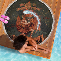 Mount Olympus Beach Blanket Greek Prometheus Torch Flame Lightning Mountain Constellations