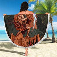 Mount Olympus Beach Blanket Greek Prometheus Torch Flame Lightning Mountain Constellations