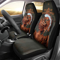 Mount Olympus Car Seat Cover Greek Prometheus Torch Flame Lightning Mountain Constellations