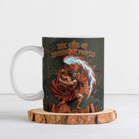 Mount Olympus Ceramic Mug Greek Prometheus Torch Flame Lightning Mountain Constellations