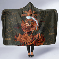 Mount Olympus Hooded Blanket Greek Prometheus Torch Flame Lightning Mountain Constellations