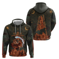 Mount Olympus Hoodie Greek Prometheus Torch Flame Lightning Mountain Constellations