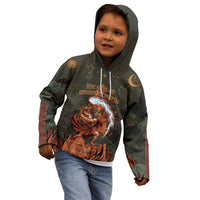 Mount Olympus Kid Hoodie Greek Prometheus Torch Flame Lightning Mountain Constellations