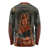Mount Olympus Long Sleeve Shirt Greek Prometheus Torch Flame Lightning Mountain Constellations