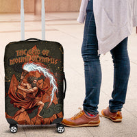 Mount Olympus Luggage Cover Greek Prometheus Torch Flame Lightning Mountain Constellations