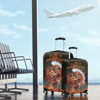 Mount Olympus Luggage Cover Greek Prometheus Torch Flame Lightning Mountain Constellations