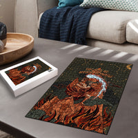 Mount Olympus Puzzle Greek Prometheus Torch Flame Lightning Mountain Constellations