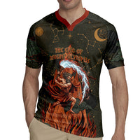 Mount Olympus Rugby Jersey Greek Prometheus Torch Flame Lightning Mountain Constellations