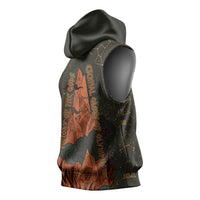Mount Olympus Sleeveless Hoodie Greek Prometheus Torch Flame Lightning Mountain Constellations