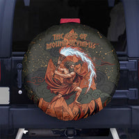 Mount Olympus Spare Tire Cover Greek Prometheus Torch Flame Lightning Mountain Constellations
