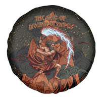 Mount Olympus Spare Tire Cover Greek Prometheus Torch Flame Lightning Mountain Constellations