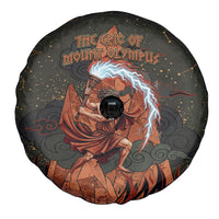 Mount Olympus Spare Tire Cover Greek Prometheus Torch Flame Lightning Mountain Constellations
