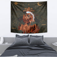 Mount Olympus Tapestry Greek Prometheus Torch Flame Lightning Mountain Constellations