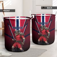 Personalized Norway Viking Laundry Basket Nordic Flag Sports Style