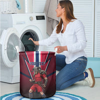 Personalized Norway Viking Laundry Basket Nordic Flag Sports Style