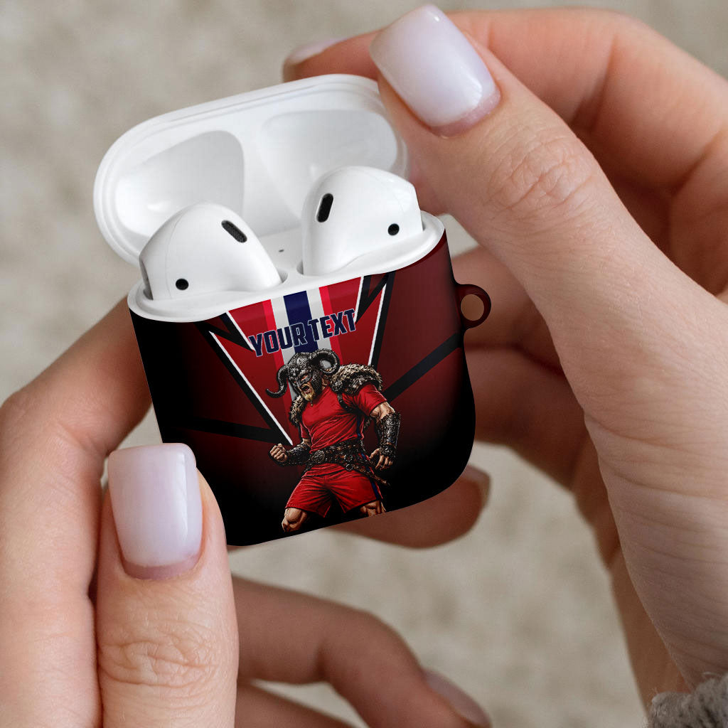 Personalized Norway Viking AirPods Case Nordic Flag Sports Style