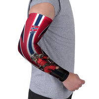 Personalized Norway Viking Arm Sleeves Nordic Flag Sports Style