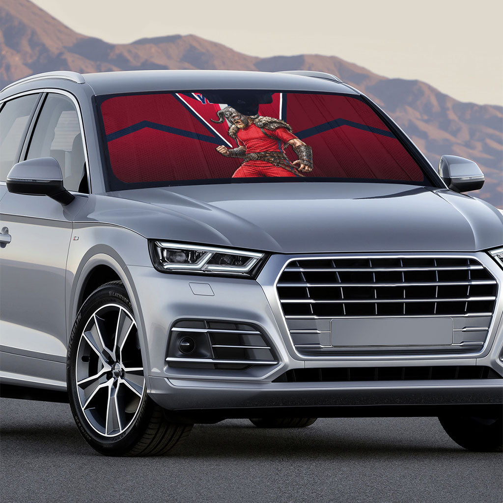 Personalized Norway Viking Auto Sun Shade Nordic Flag Sports Style