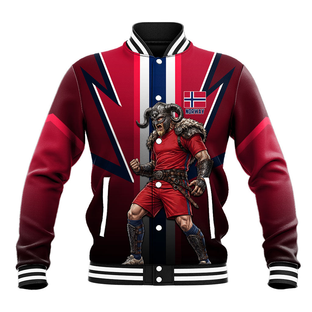 Personalized Norway Viking Baseball Jacket Nordic Flag Sports Style