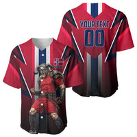 Personalized Norway Viking Baseball Jersey Nordic Flag Sports Style