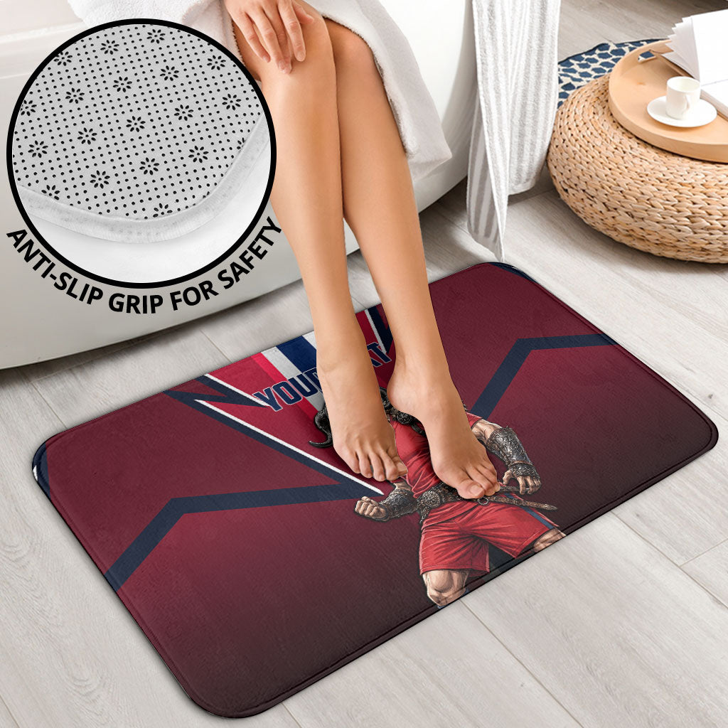 Personalized Norway Viking Bathroom Set Nordic Flag Sports Style