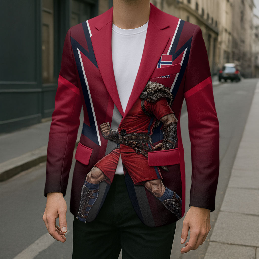 Personalized Norway Viking Blazer Nordic Flag Sports Style