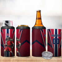 Personalized Norway Viking 4 in 1 Can Cooler Tumbler Nordic Flag Sports Style