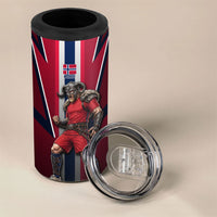 Personalized Norway Viking 4 in 1 Can Cooler Tumbler Nordic Flag Sports Style