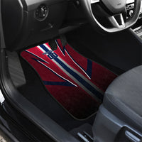 Personalized Norway Viking Car Mats Nordic Flag Sports Style