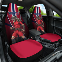 Personalized Norway Viking Car Seat Cover Nordic Flag Sports Style