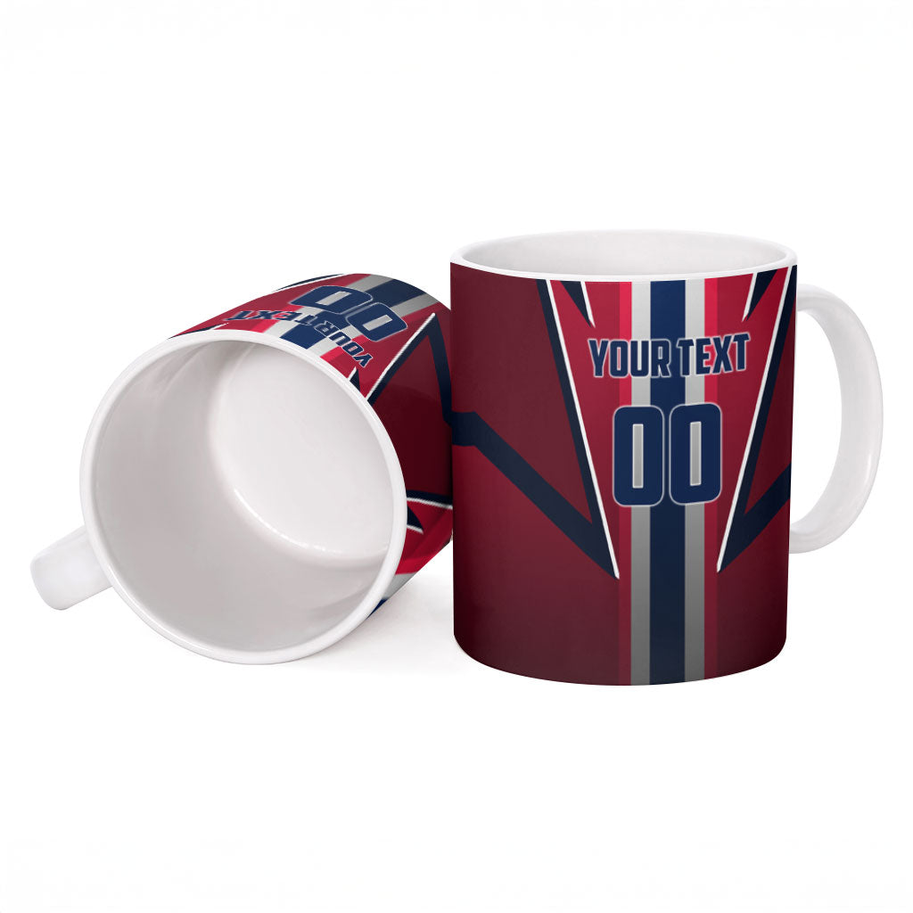 Personalized Norway Viking Ceramic Mug Nordic Flag Sports Style
