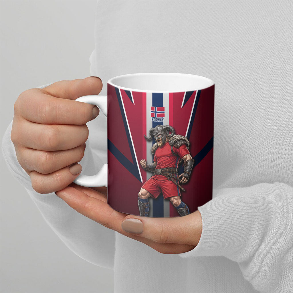 Personalized Norway Viking Ceramic Mug Nordic Flag Sports Style