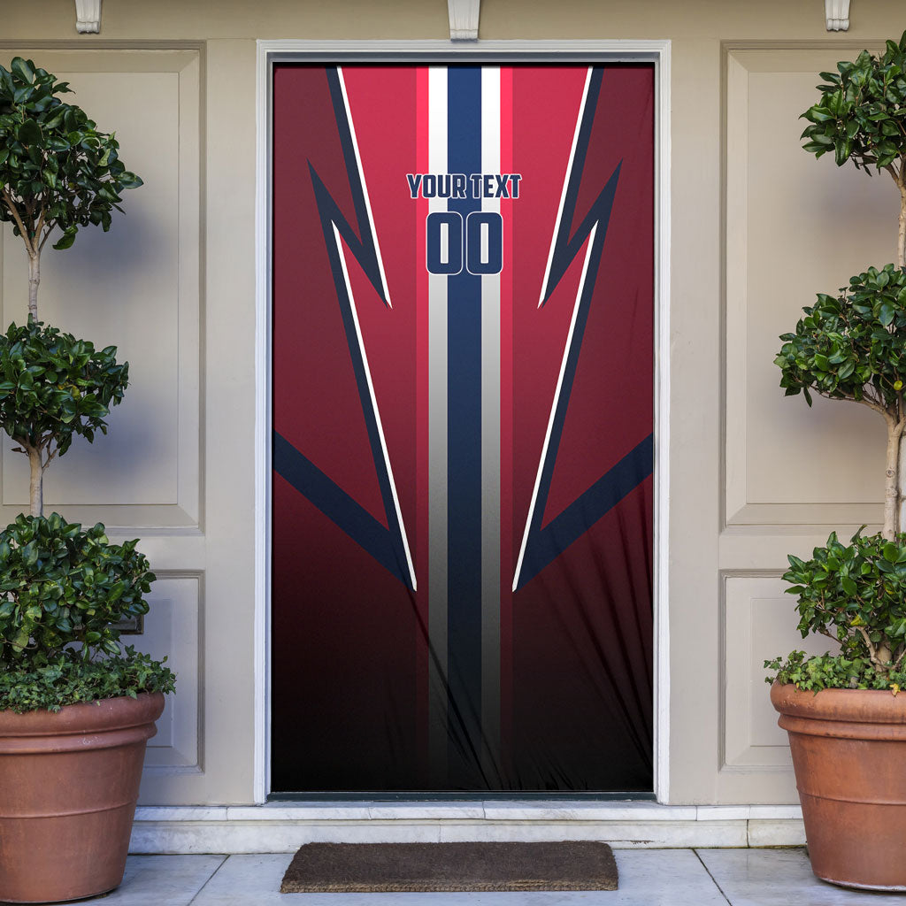 Personalized Norway Viking Door Cover Nordic Flag Sports Style