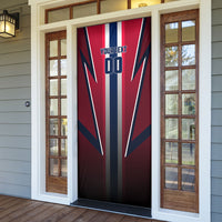 Personalized Norway Viking Door Cover Nordic Flag Sports Style
