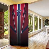 Personalized Norway Viking Door Cover Nordic Flag Sports Style