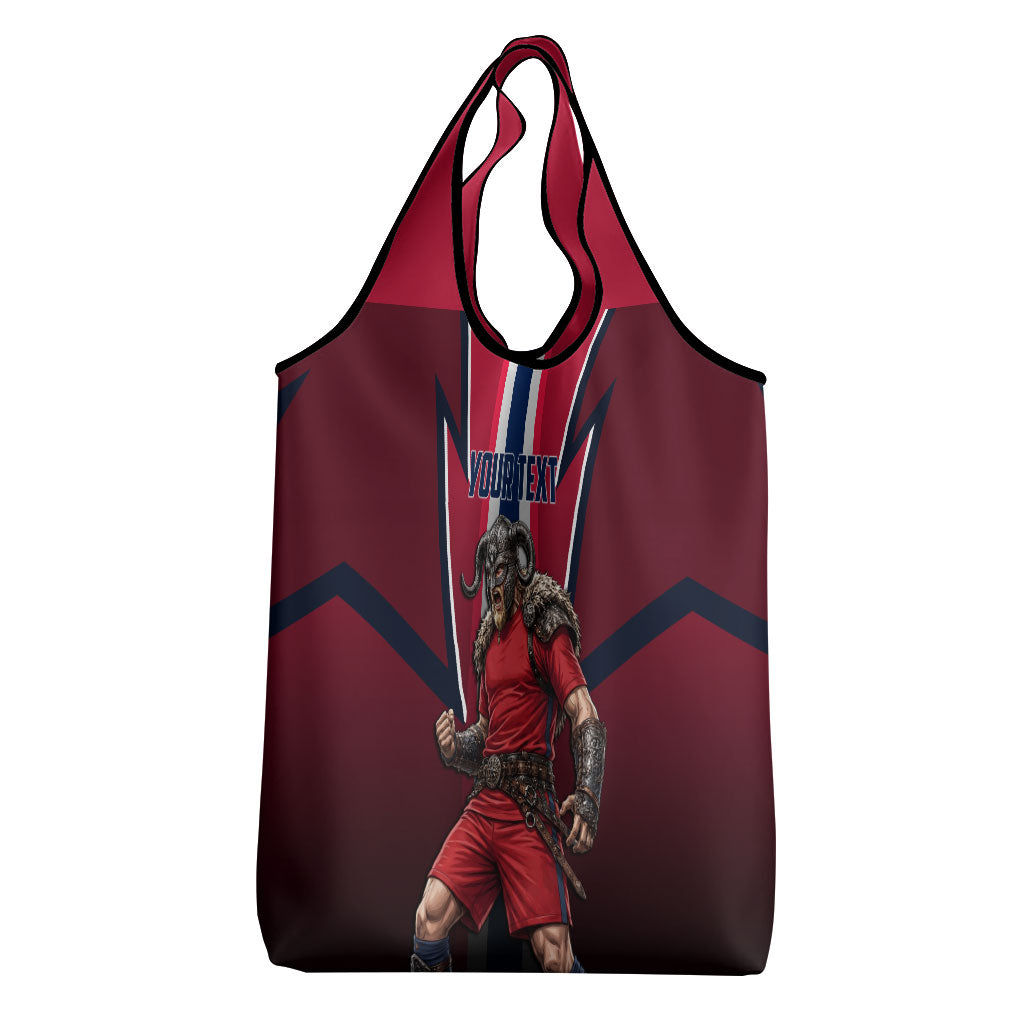 Personalized Norway Viking Grocery Bag Nordic Flag Sports Style