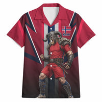 Personalized Norway Viking Hawaiian Shirt Nordic Flag Sports Style