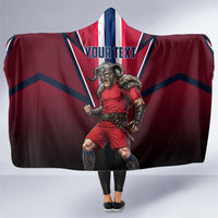 Personalized Norway Viking Hooded Blanket Nordic Flag Sports Style